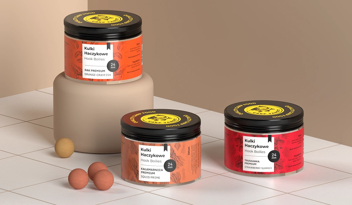 projekt graficzny opakowań w serii produktowej