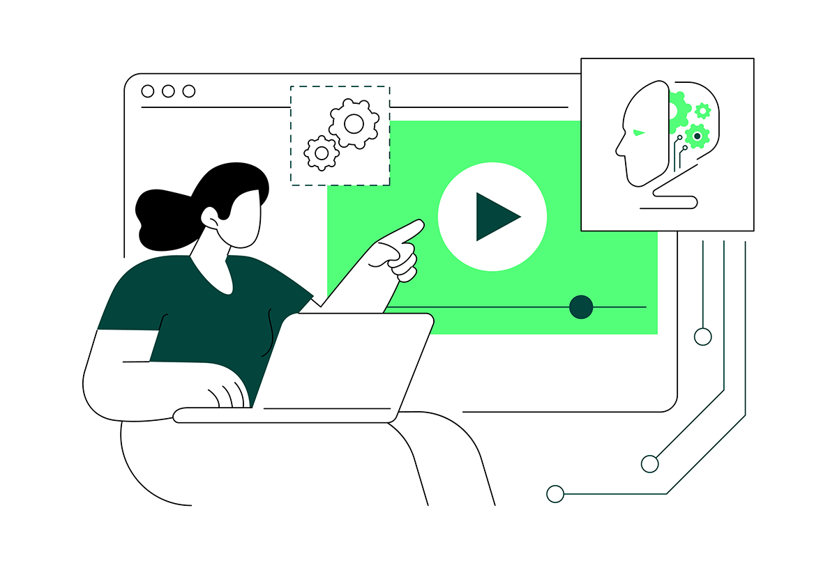 osoba analizująca spot reklamowy pod kątem efektu marketingowego